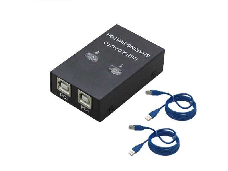 USB Auto Switch 2 Ports Usb Converter Splitter For 2 PC Share USB Peripherals Carousel 1