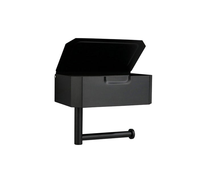 1 Set Tissue Box Punch Free Anti-drop Convenient Anti-Rust Waterproof Paper Carousel 1