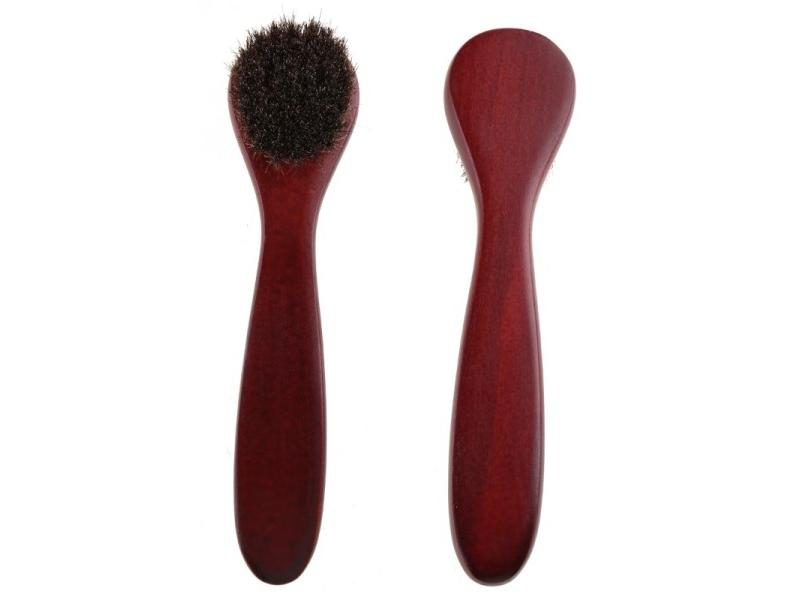Long Handle Horse Hair Shoe Boot Brush With Bristles Carousel 1