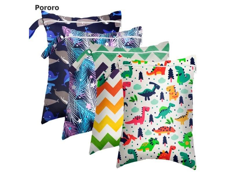 Pororo Mommy Bag Baby Diaper Bag Waterproof Cloth Nappy Storage Bags Wet Bag Carousel 2