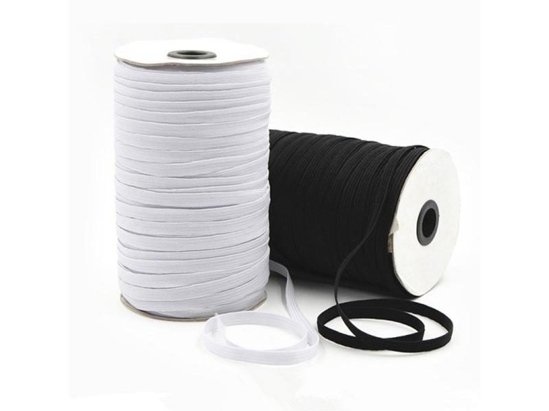 5M 3 50mm Black White Nylon Rubber Flat Elastic Bands For Pregnant Baby DIY Carousel 1