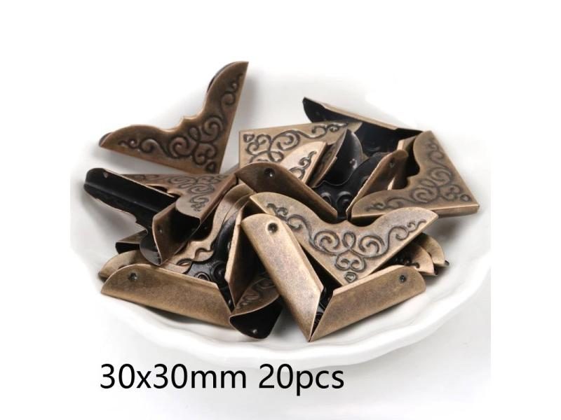 Practical Metal Bronze Book Scrapbooking Album Menu Folder Corner Protectors Carousel 1