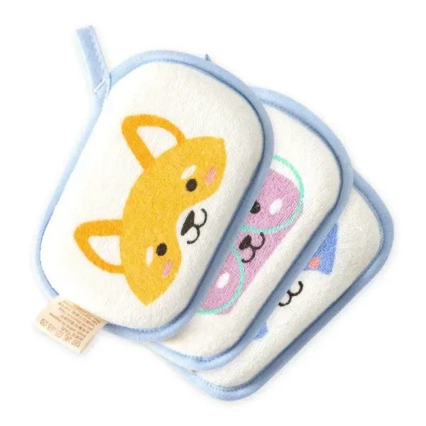 Cute Baby Bath Sponge Kids Children Toddlers Newborns Adults Cleaning Brush Carousel 2