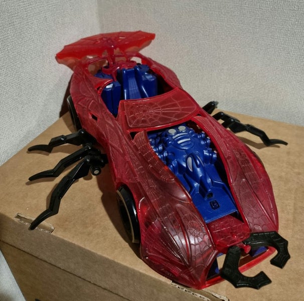 Marvel Spider-Man WEB CAR Spider Force ToyBiz Vehicle 1997 Carousel 1