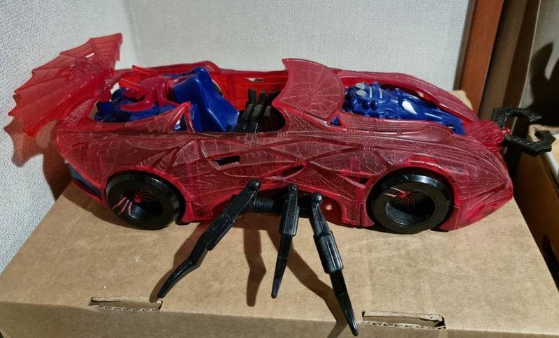 Marvel Spider-Man WEB CAR Spider Force ToyBiz Vehicle 1997 Carousel 2