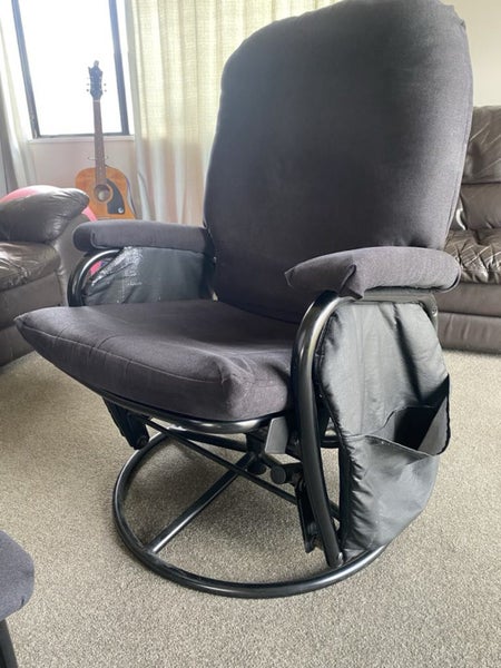 Black Nursing chair and foot stool Carousel 5