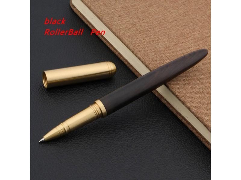 Luxury Red Wood Fountain Pen With Brass Copper Nib And Ink For Office School Carousel 1