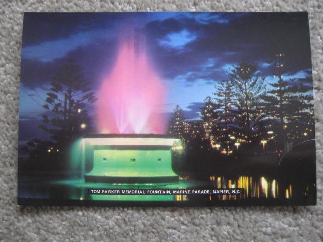 Napier Tom Parker Fountain Postcard Carousel 1
