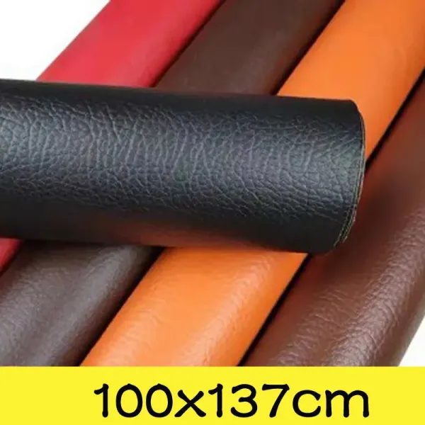 100x137cm 50 Self Adhesive PU Leather Fabric Patch For Sofa Repair Carousel 2