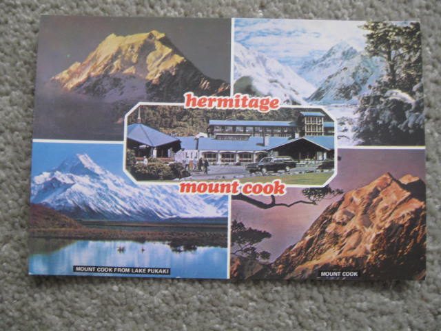 Mt Cook Hermitage Postcard Carousel 1