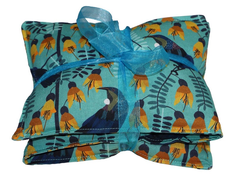 Wheat Bag - 3 Pocket - Tui and Kowhai (NZ Native) Carousel 1