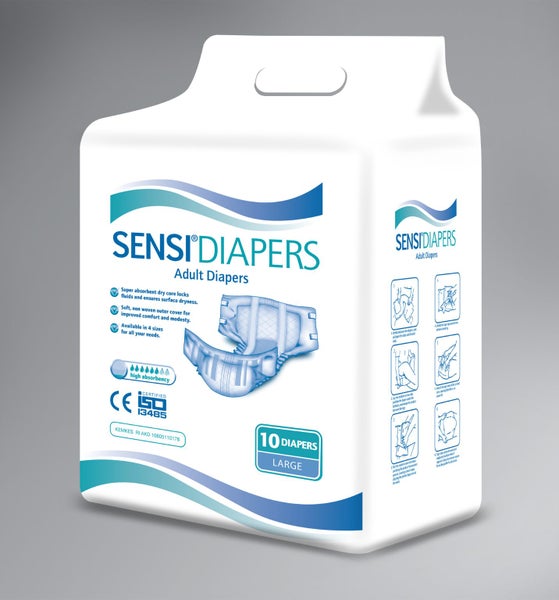 Adult Diapers - Large Size (120 diapers) Carousel 1