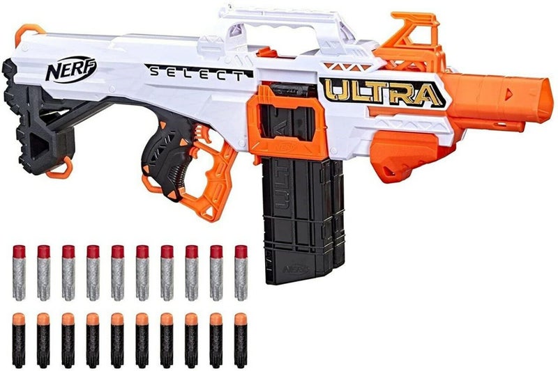 NERF Ultra Select Fully Motorized Blaster Ages 8+ Toy Gun Fire Fight Darts Play Carousel 1