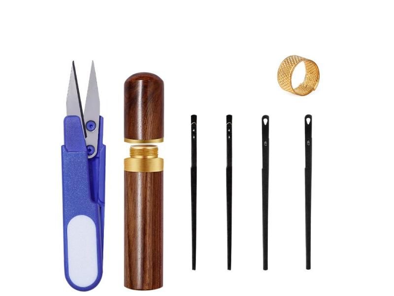Small Size Leather Sewing Kit With Tools For DIY Hand Sewing Carousel 1