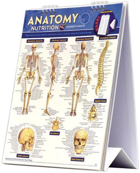 Anatomy & Nutrition for Body & Health Easel Book by Vincent Perez - Spiral Carousel 1