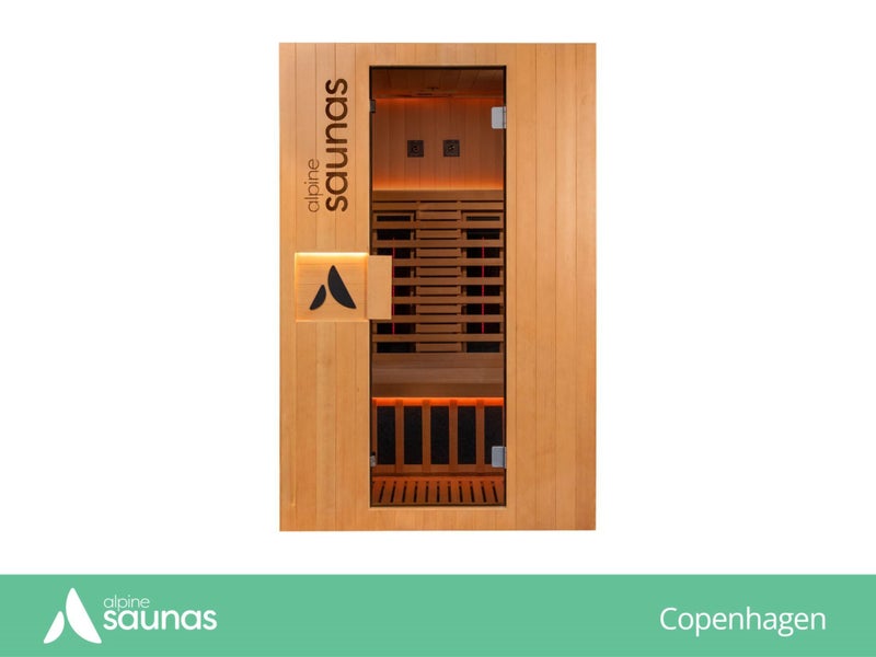 INDOOR SAUNA - COPENHAGEN NEW 2-SEATER - ALPINE SPAS Carousel 1
