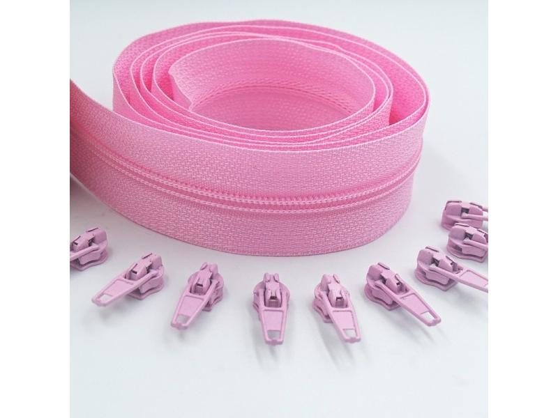 3#10 Meters Zipper By The Yard Nylon Coil Zippers With 20pcs Zipper Slider For Carousel 1