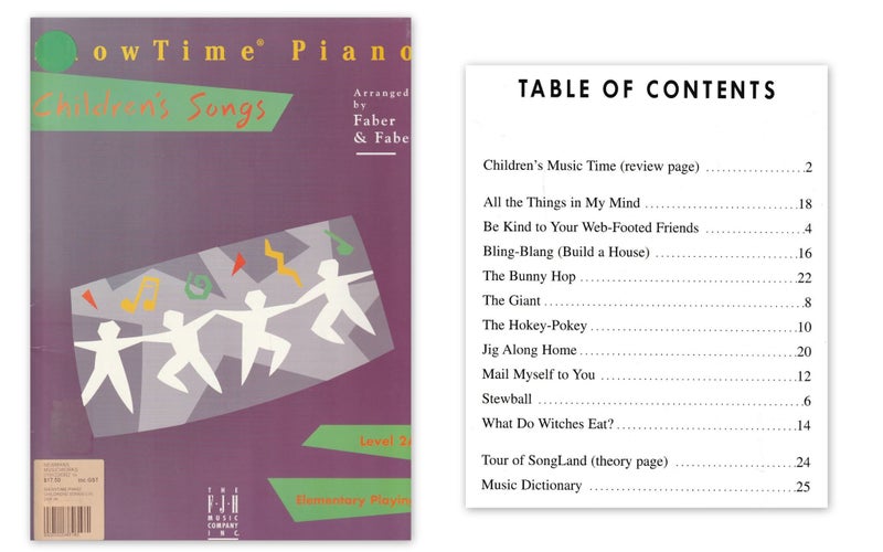 Show Time Piano Children's Songs Level 2A Elementary Playing Carousel 1