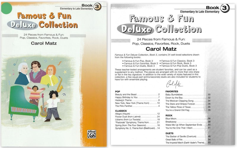 Famous & Fun Deluxe Collection 24 Pieces By Carol Matz Carousel 1