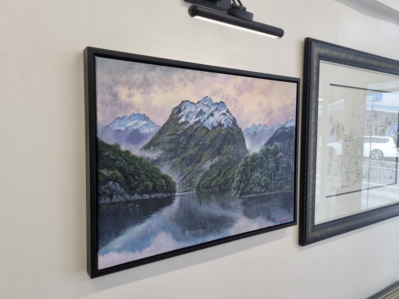 An Evening Of Stillness Fiordland - Caley Hall Fine Art - Original Oil Painting Carousel 2