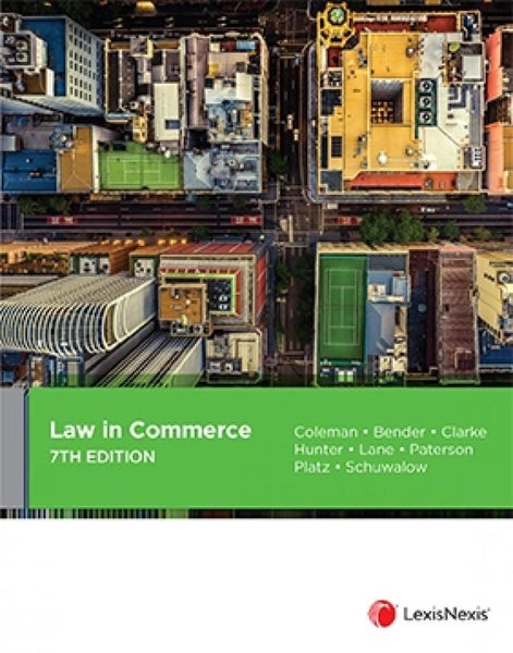 Law in Commerce by A. Coleman - Paperback Carousel 1