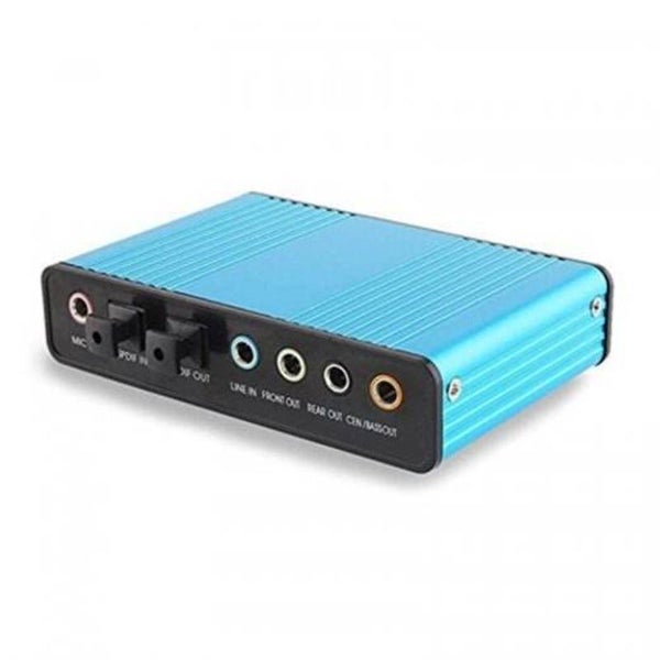 Usb 6 Channel 5.1 External Optical Audio Sound Card Butterfly Blue Sound Cards Carousel 1