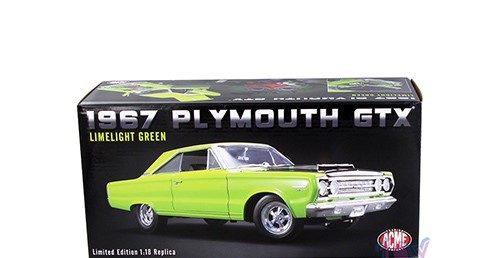 1/18 ACME 1967 Plymouth GTX (Limelight Green) Carousel 4