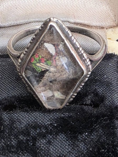 Antique Sterling Silver Ring 3.11gm Carousel 9