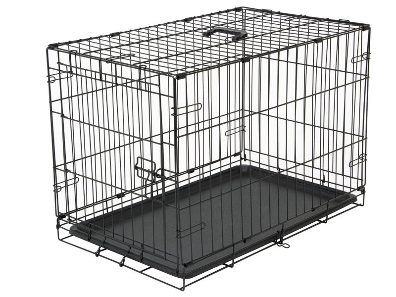 77cm Folding Pet Crate - Medium Size Cage Pen for Dogs & Cats Carousel 1