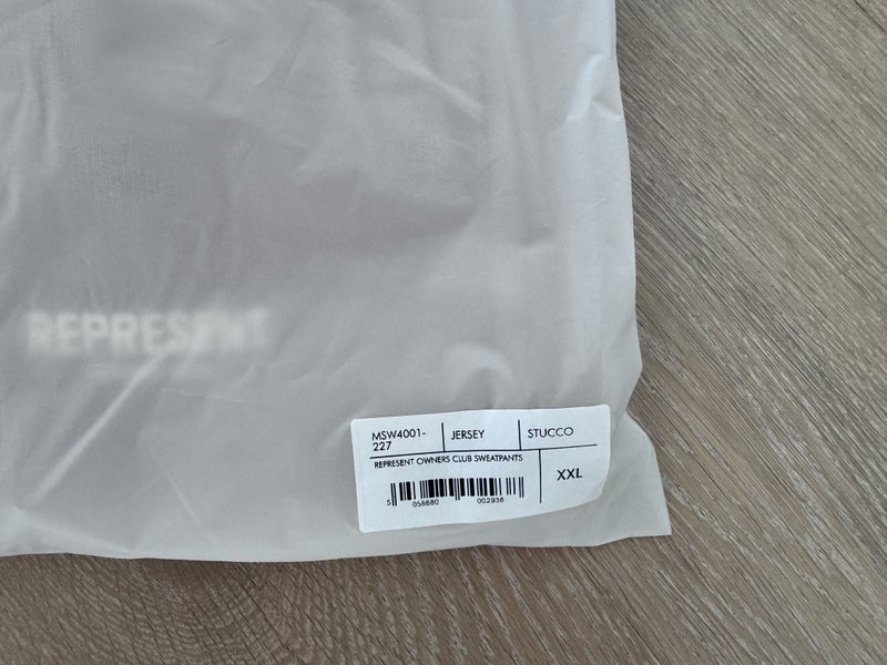 NEW Represent Owners cotton-jersey track pants 2XL Carousel 3