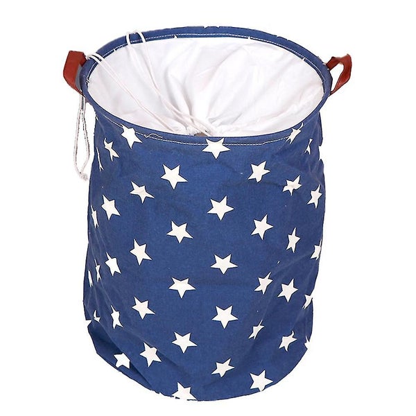 Daily Sundries Storage Bag Double Handle Foldable Storage Basket Dirty Clothes B Carousel 1