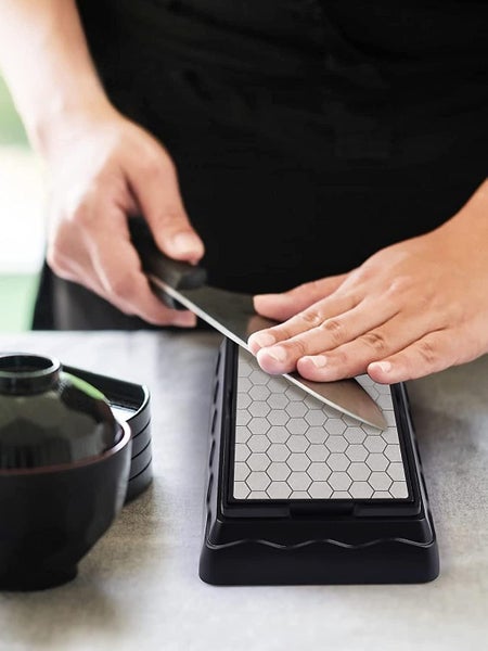 Double Sided Knife Sharpener Honeycomb Knife Sharpener Antiskid Bottom Plate Kit Carousel 2