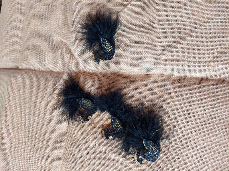 Bulk black swan embellishments for headbands Carousel 1