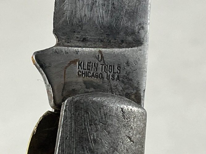 Vintage Usa Chicago Klein Tools Pocket Knife Carousel 5