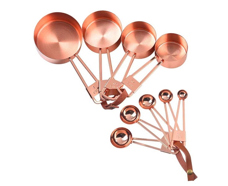 Stainless Steel Measuring Cups and Spoons Set, Measures for Liquid and Dry In Carousel 1