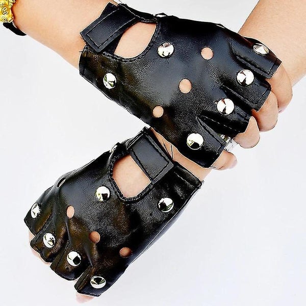 Adult/child Halloween Carnival Studded Cool Gloves Street Dance Punk Dancing Dew Carousel 2