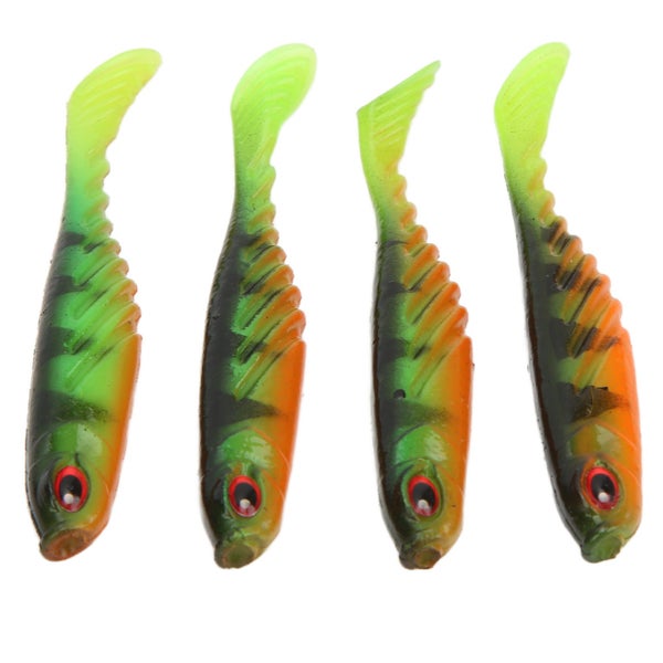 t tail soft bait jigging wobblers fishing lure 4PCS AR48 75mm/3.2g T Tail Soft Carousel 1