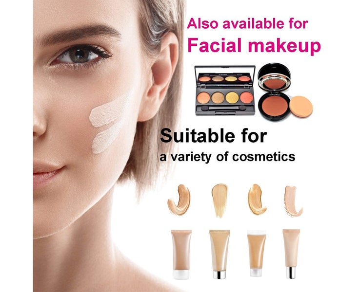 Large Body Powder Puff, SoftFurry Puff with Ribbon Handle( Puff(2Pcs/Pin Carousel 7