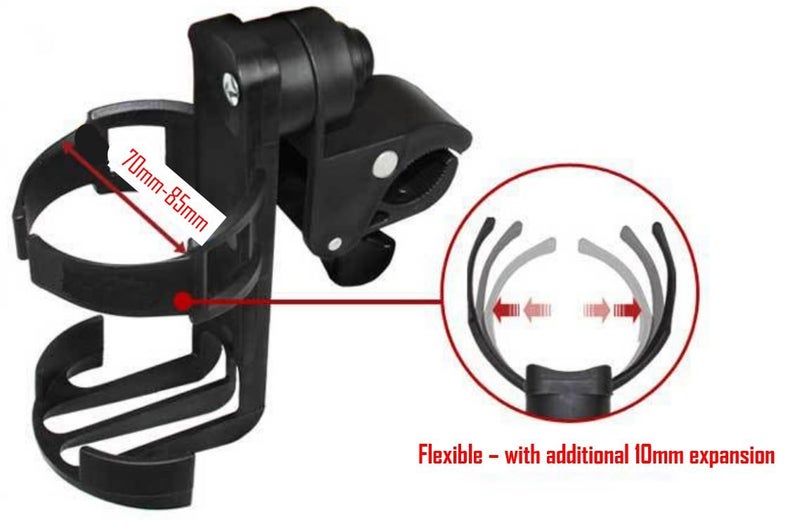 PTN Stroller Bottle Holder Car Bicycle Cup Water Bottle Rack Rotatable Holder Carousel 2