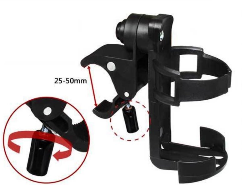 PTN Stroller Bottle Holder Car Bicycle Cup Water Bottle Rack Rotatable Holder Carousel 4