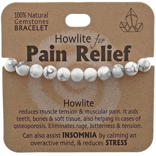 Pain Bracelet Howlite - Set of 2 Carousel 1