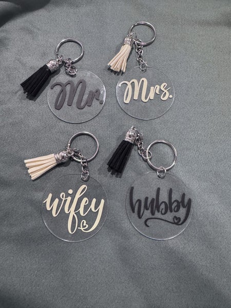 Wedding key rings (can be personalise) Carousel 1