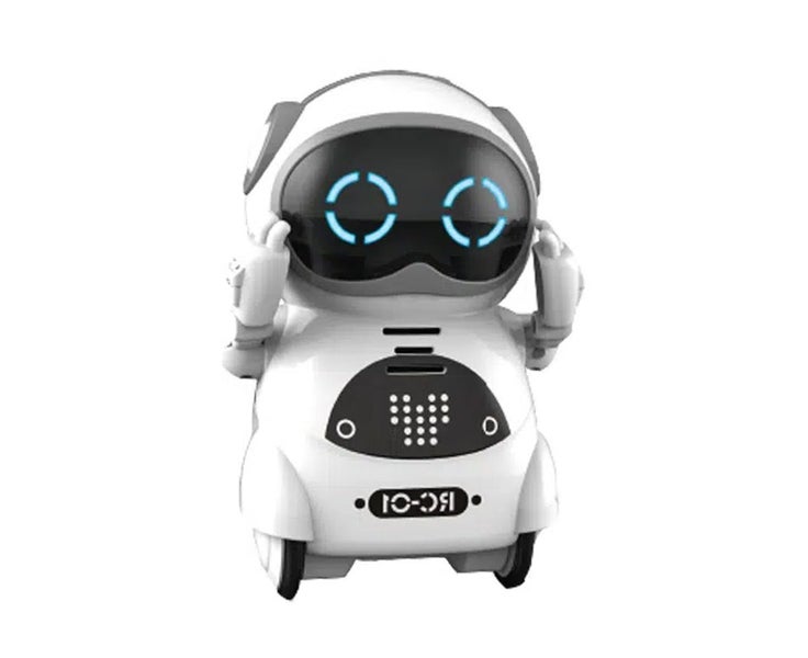 Biwiti Pocket RC Robot for Kid Talking Interactive Dialogue Singing Dancin white Carousel 1