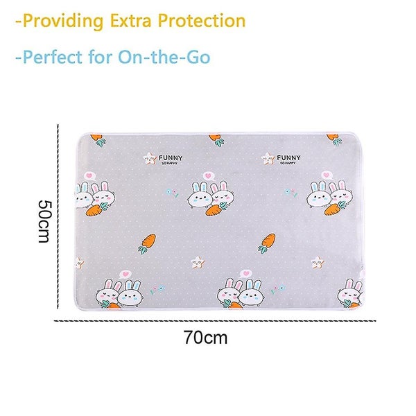 Waterproof Baby Diaper Changing Mat Reusable And Portable Changing Mat style 1 Carousel 2