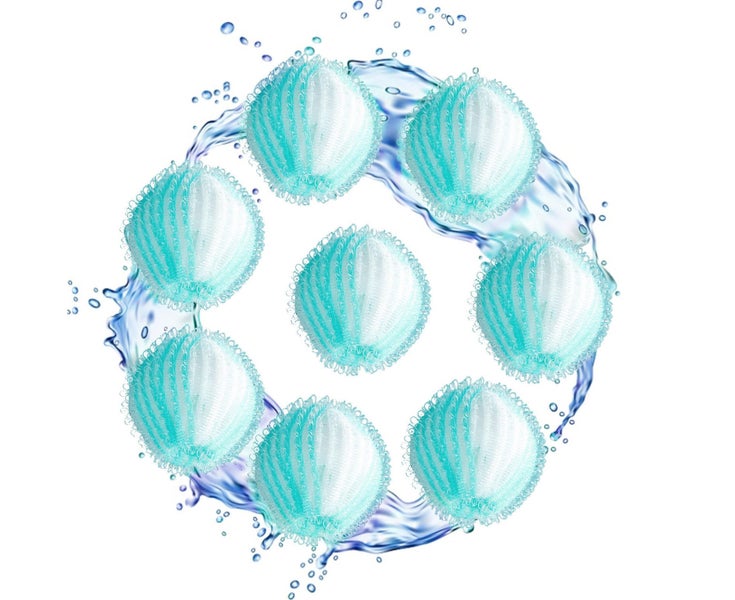 8PCS Pet Hair Remover for Laundry, Dog Hair Laundry Catcher Reusable Washer Carousel 9