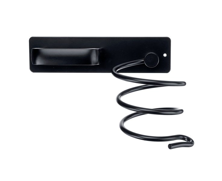 Wall Mounted Hair Dryer Holder Rack Bathroom Hair Straightener Shelf Storag Carousel 5