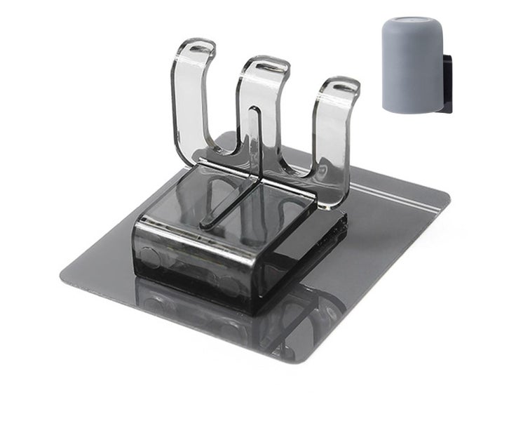 Toothbrush Holder Shaver Storage Rack Bathroom Organizer Wall Mounted Carousel 1