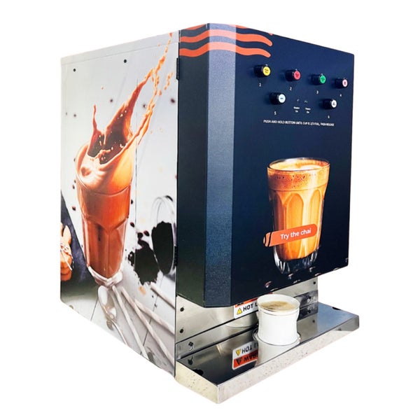 Tweak Instant Chai Vending Machine | 4 Flavour Options | (Push and Hold) Carousel 2