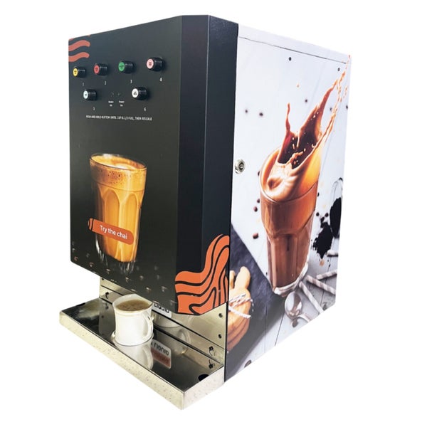Instant Chai Vending Machine | 4 flavour options (Push Button) Carousel 2