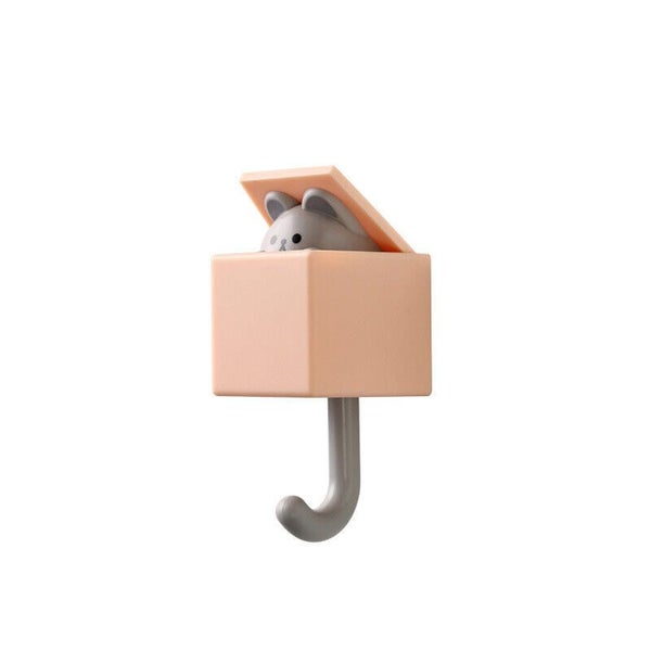Creative Cat Hook Cute Seamless BedroomDoor Hangers Hooks Key Wall Decoration Carousel 17